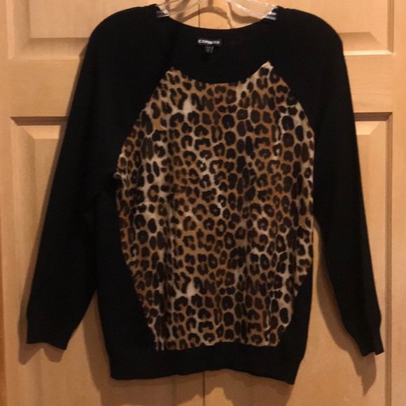 Express Sweaters - NWOT Express leopard print sweater